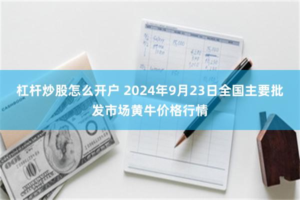 杠杆炒股怎么开户 2024年9月23日全国主要批发市场黄牛价格行情